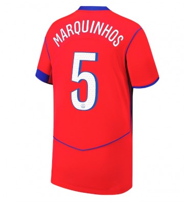 Paris Saint-Germain Marquinhos #5 Tredjetröja 2025-26 Kortärmad
